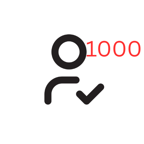 1000  INSTAGRAM FOLLOWERS IN JUST A FEW MINUTES